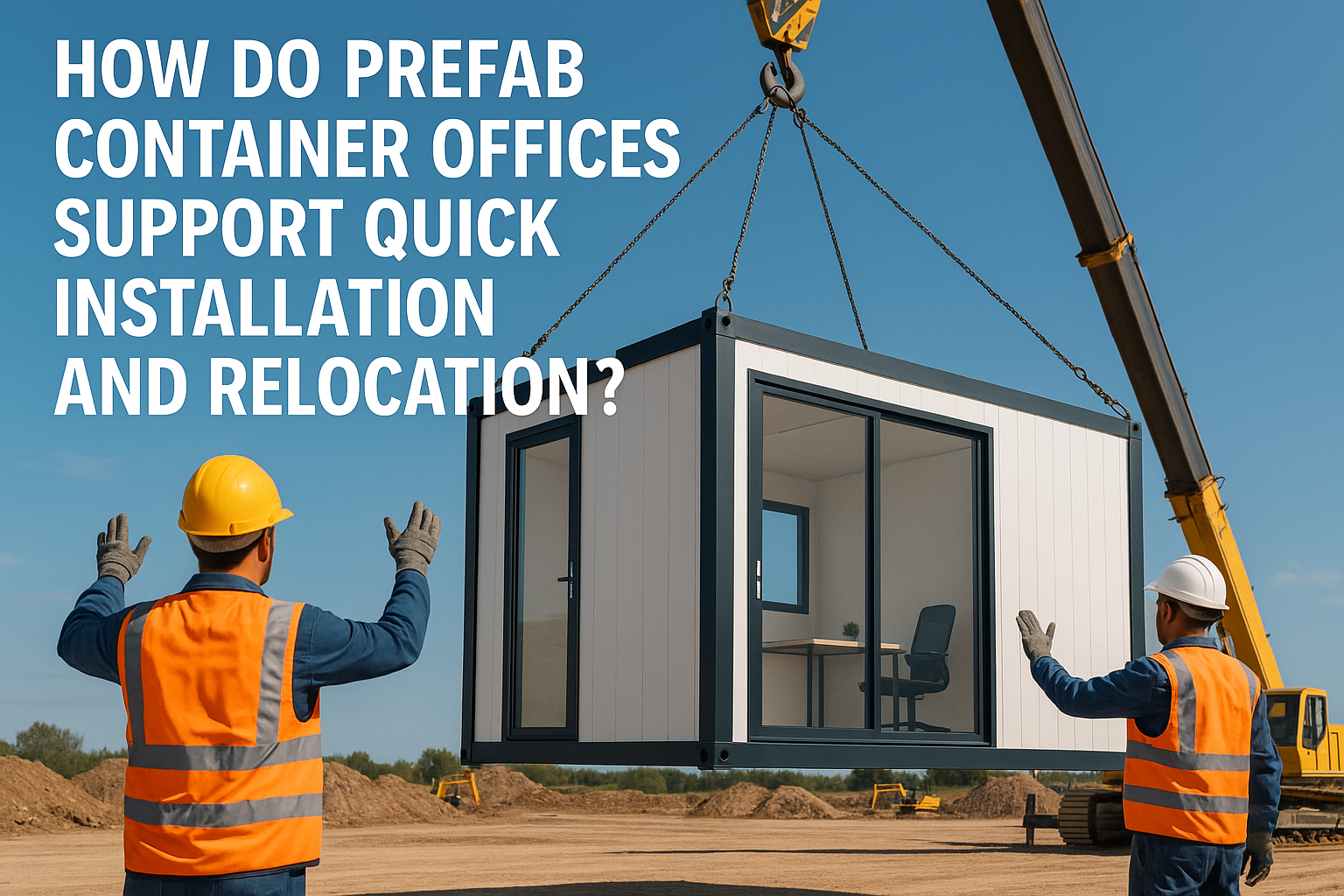 W jaki sposób prefabrykowane biura kontenerowe umożliwiają szybką instalację i relokację?