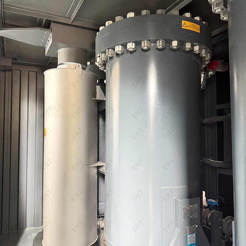 Kontener na sprzęt azotowy o długości 20 stóp – modułowa kabina robocza do zastosowań przemysłowych i morskich